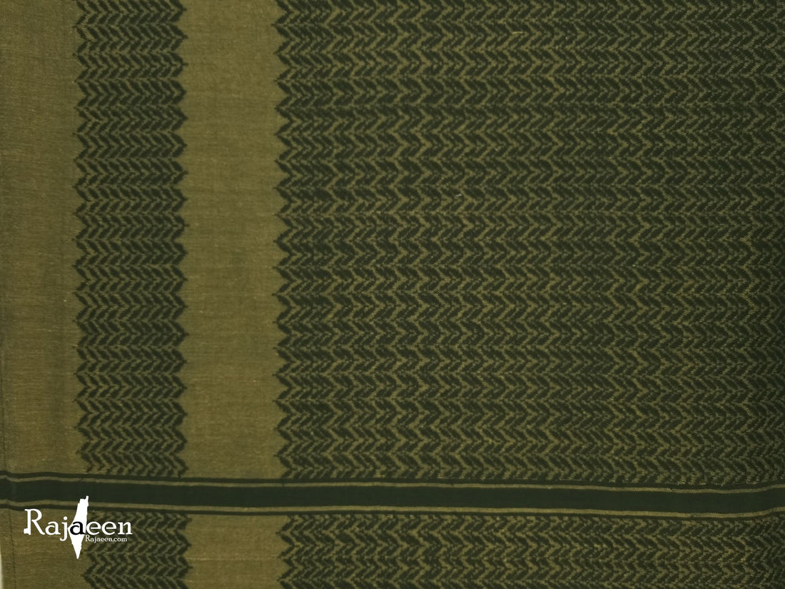 olive color palestinian keffiyeh rajaeen