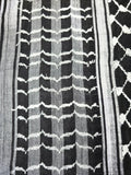 palestane keffiyeh with black strips rajaeen
