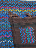 colorful brown shemagh rajaeen