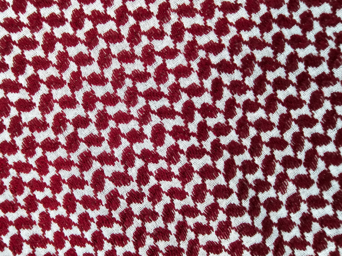 syrian red and white shemagh rajaeen