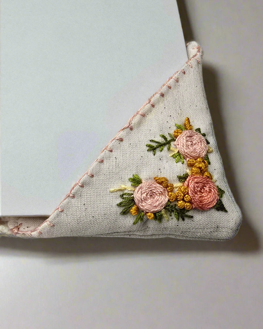hembroidered andmade corner bookmarks rajaeen