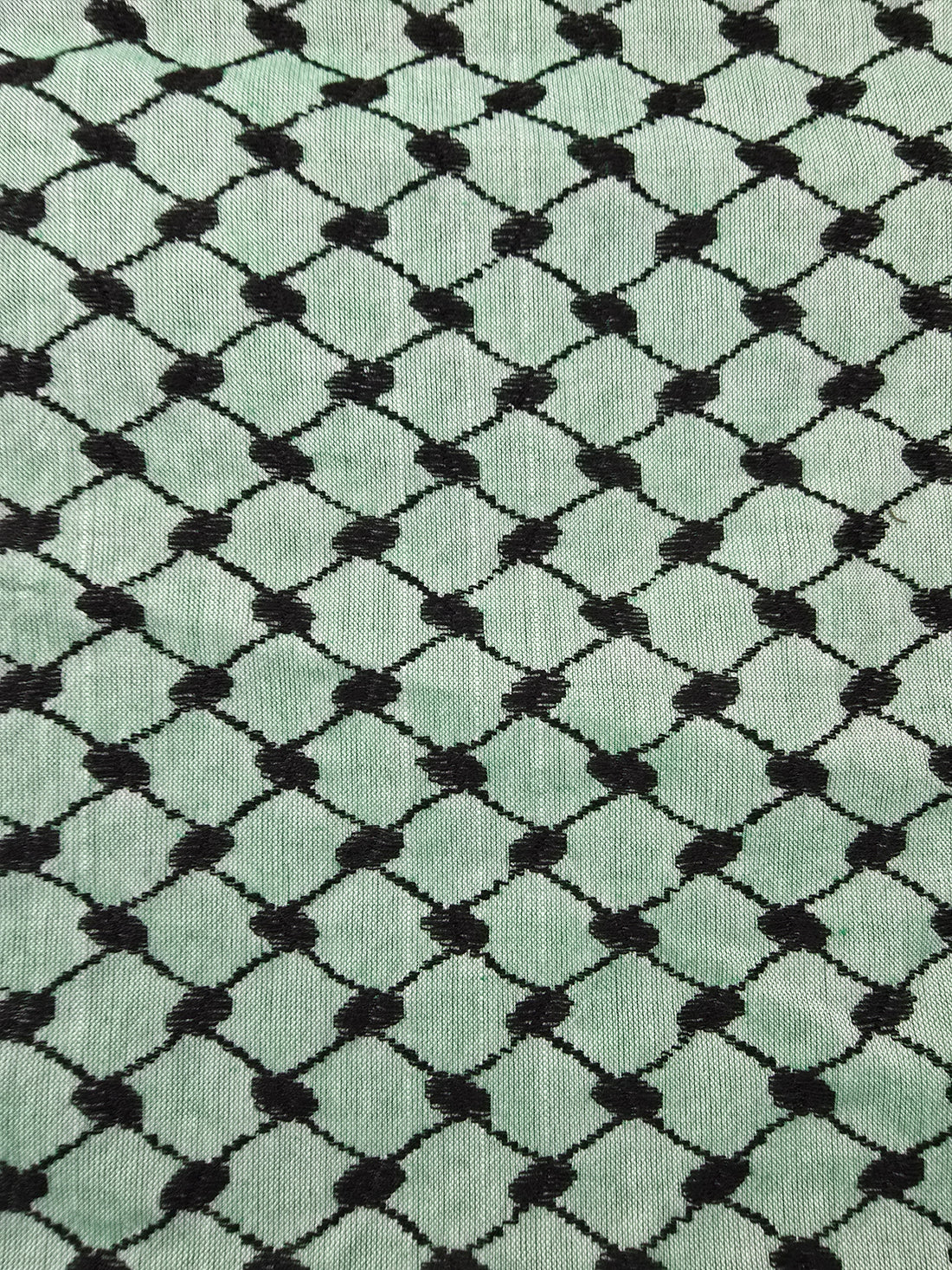 Green Shemagh Keffiyeh Scarf - Made in Palestine