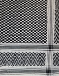 black and white keffiyeh rajaeen
