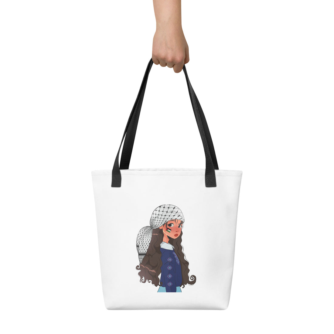 keffiyeh tote bag rajaeen