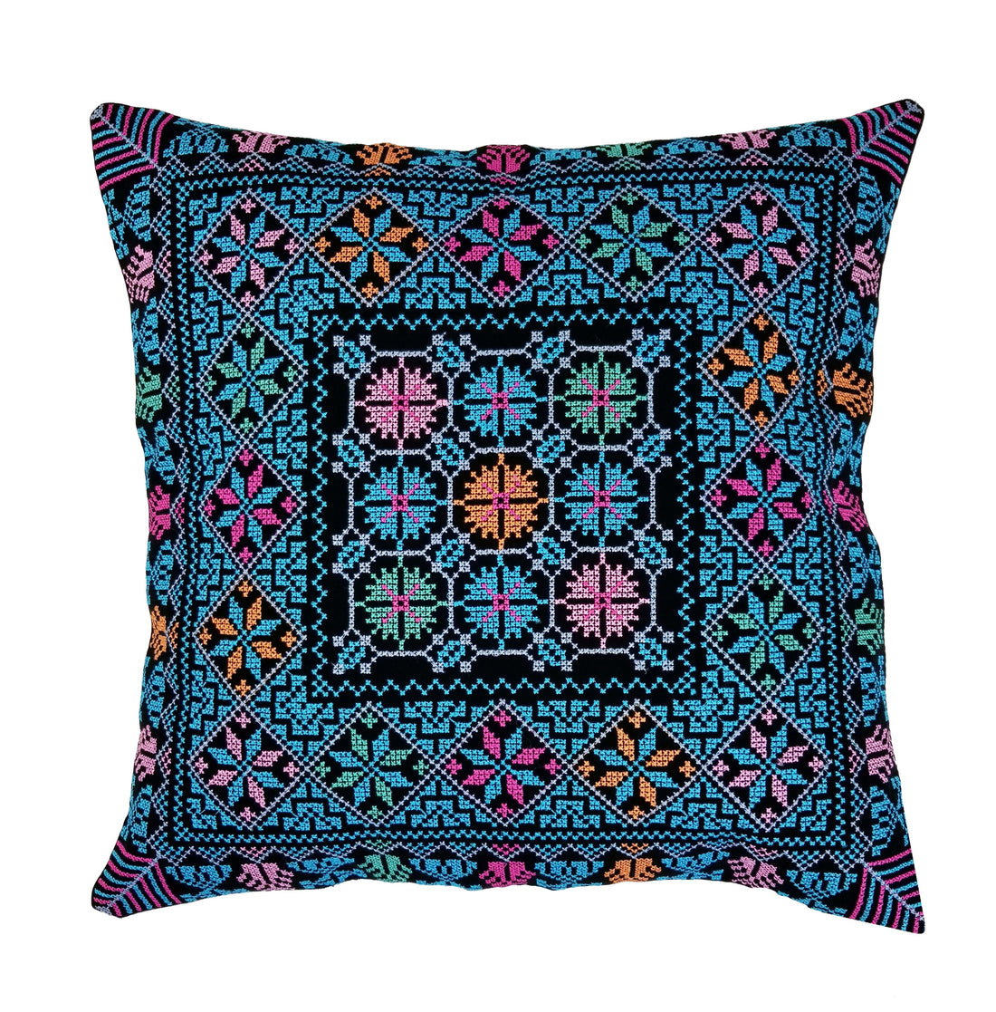 blue throw pillow covers rajaeen