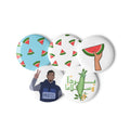 set of decorative pin buttons rajaeen