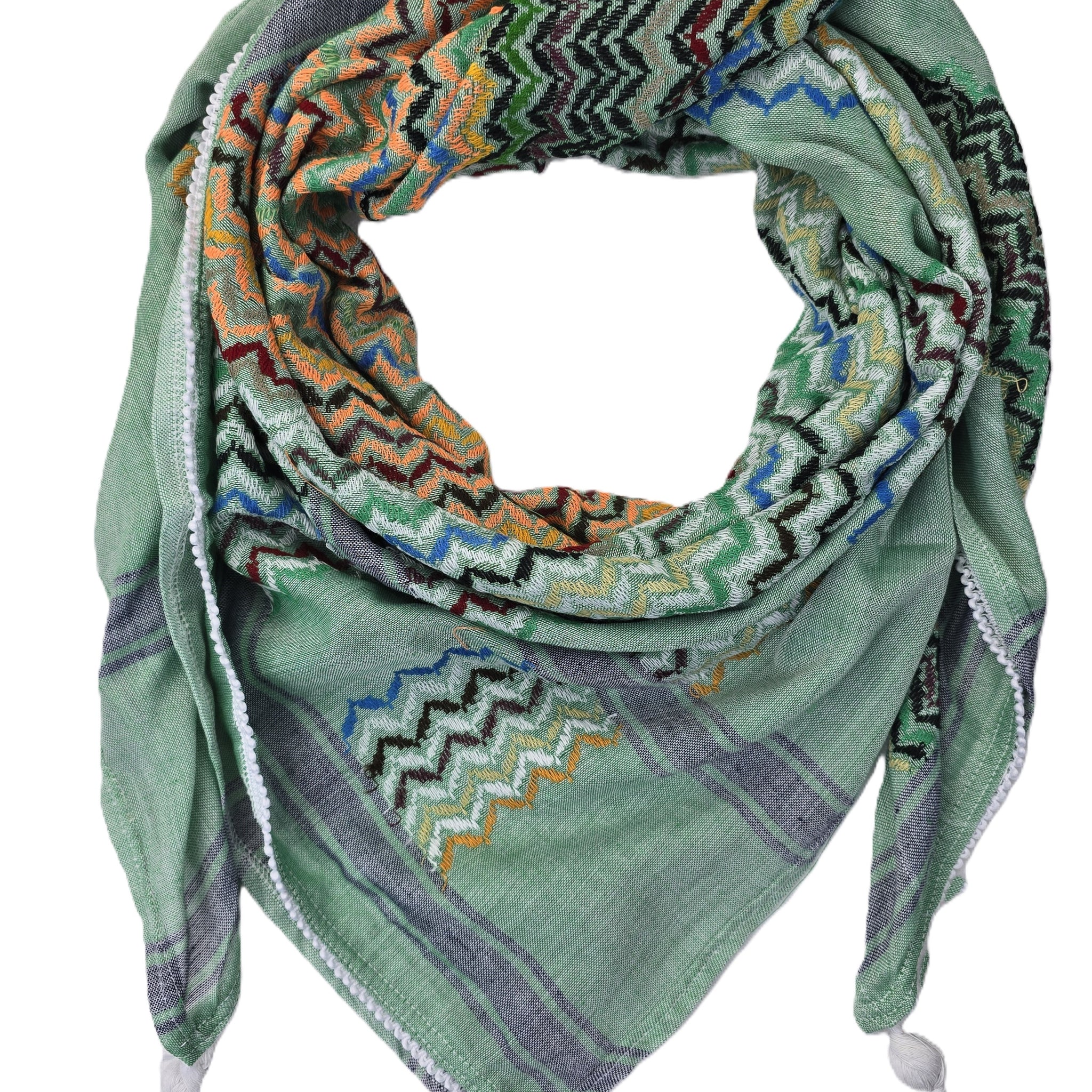 colorful keffiyeh scarf rajaeen