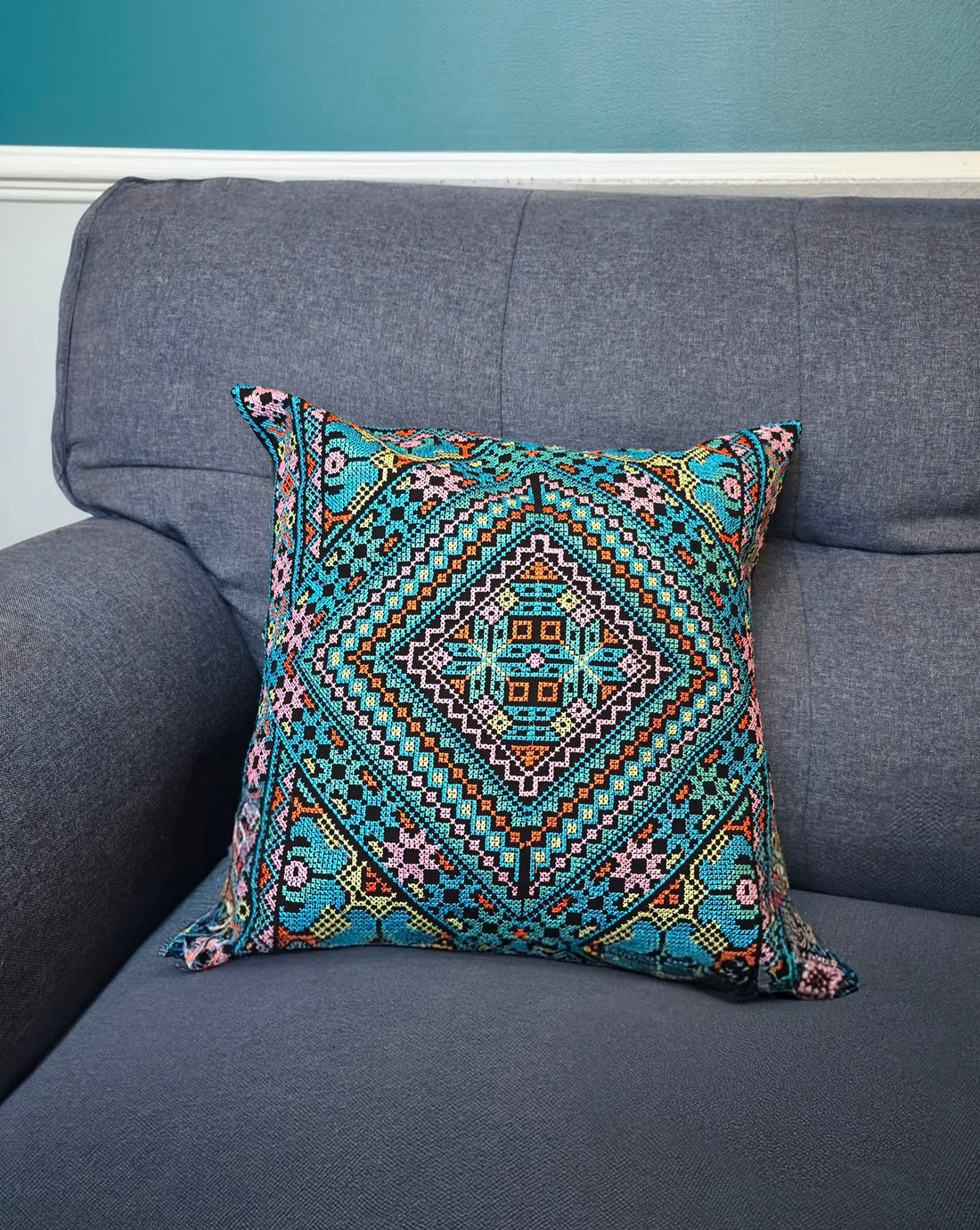 embroidered throw pillow covers rajaeen