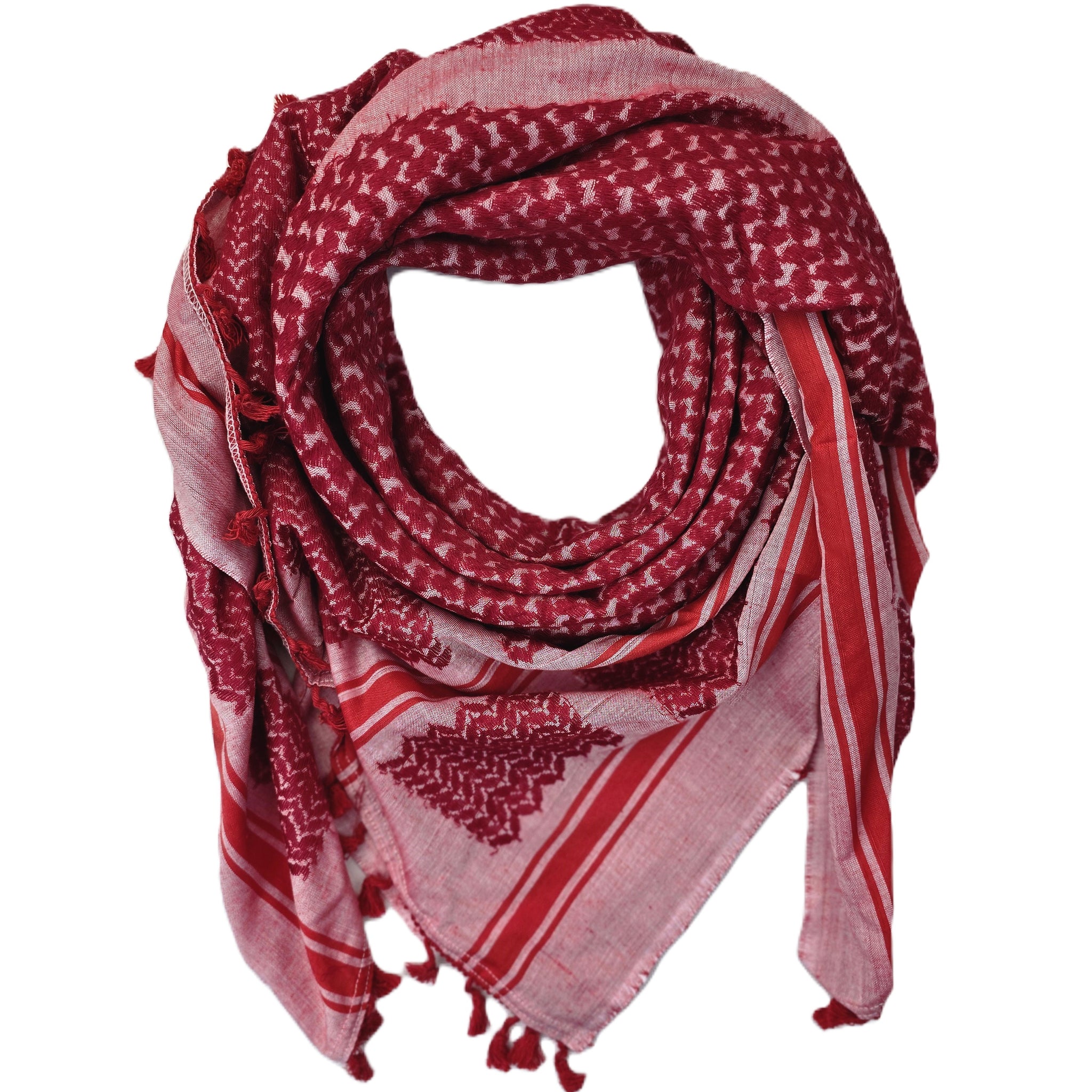 pink and red keffiyeh rajaeen