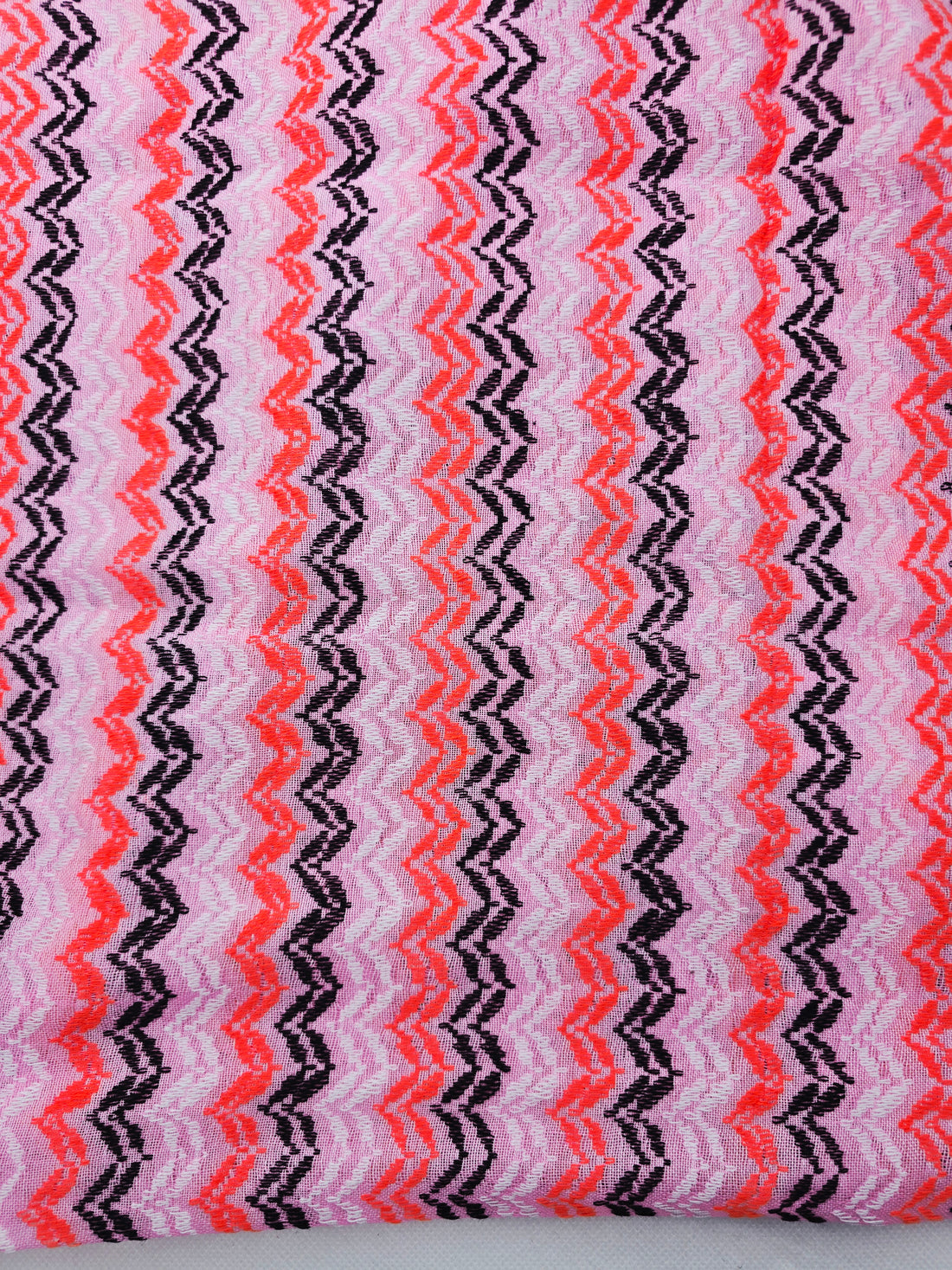 Shemagh Keffiyeh Scarf - Made in Palestine - Pink and Orange