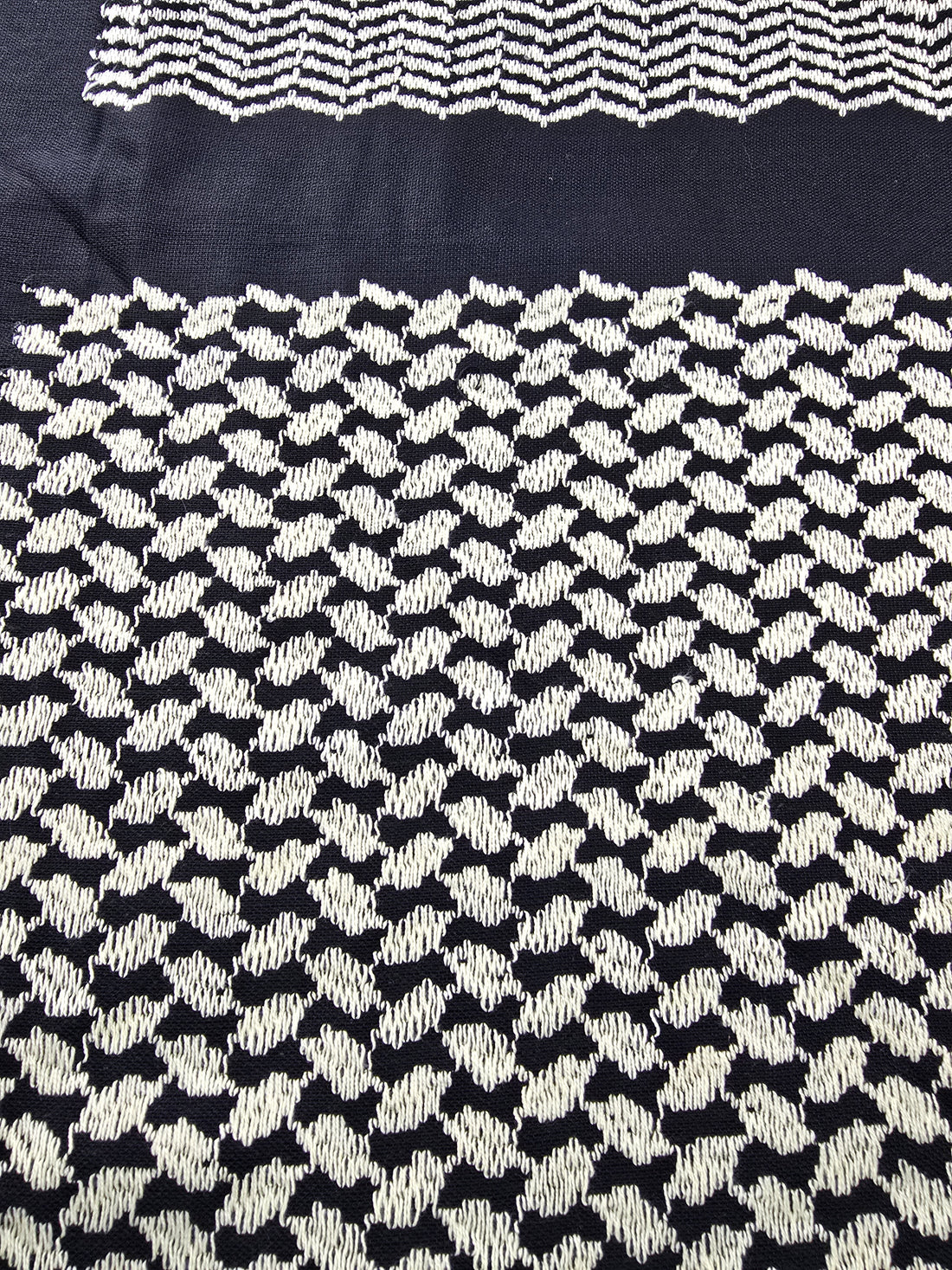 Shemagh Keffiyeh Scarf - Made in Palestine - Black and Glod