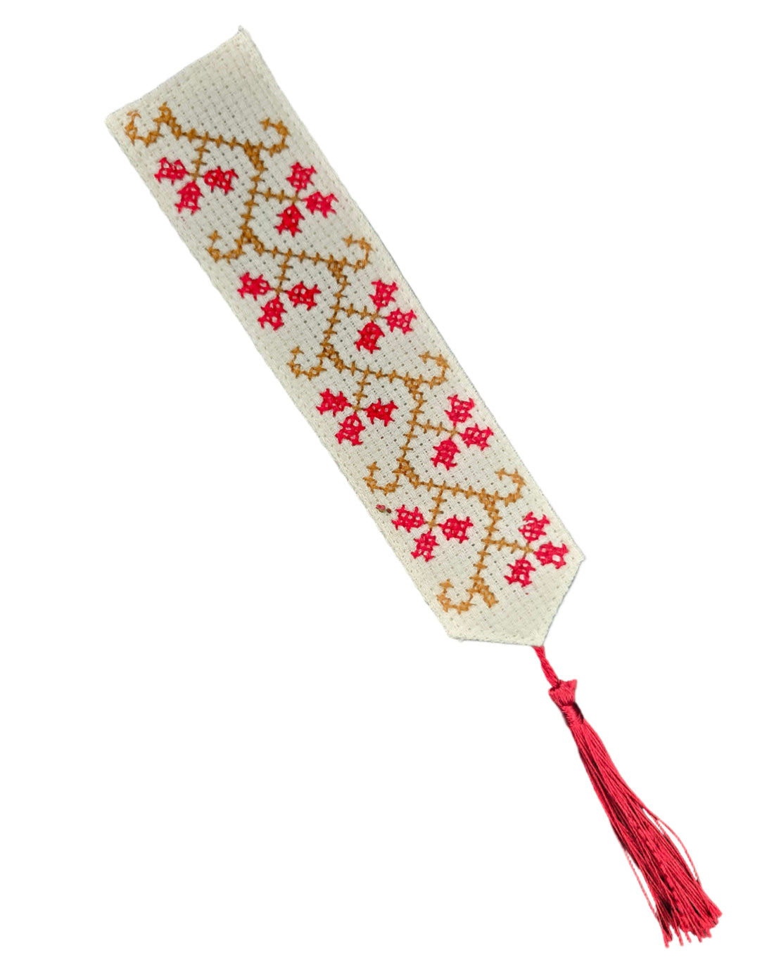 Handmade Embroidered Bookmark - Heba Obied - Floral & Geometric Collection