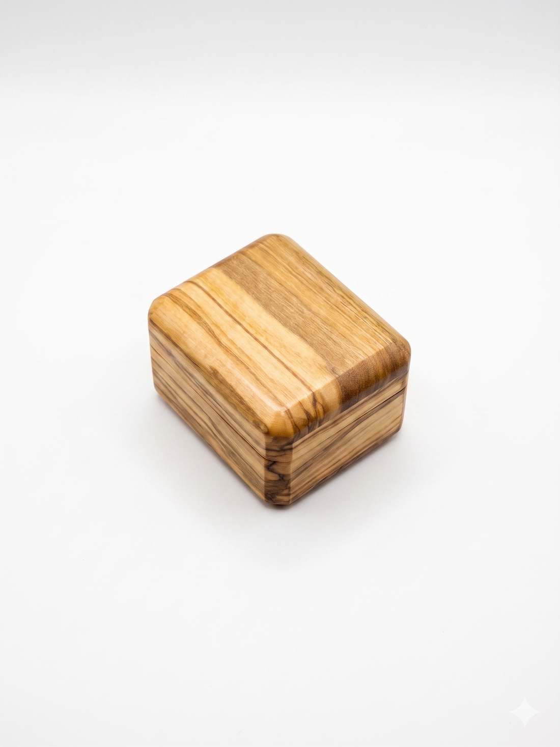 Olive Wood Jewelry Box – Ring Box Handmade in Bethlehem, Palestine