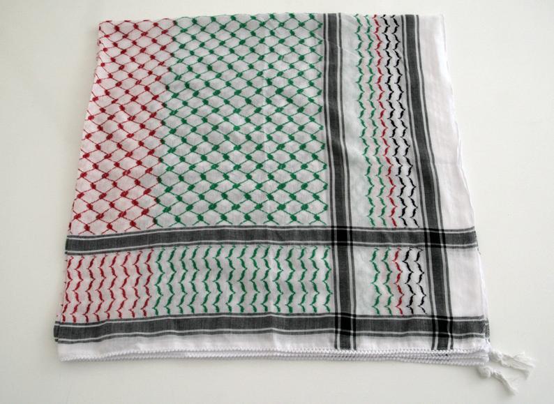 palestinian flag keffiyeh rajaeen