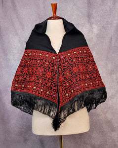 palestinian tatreez shawl rajaeen