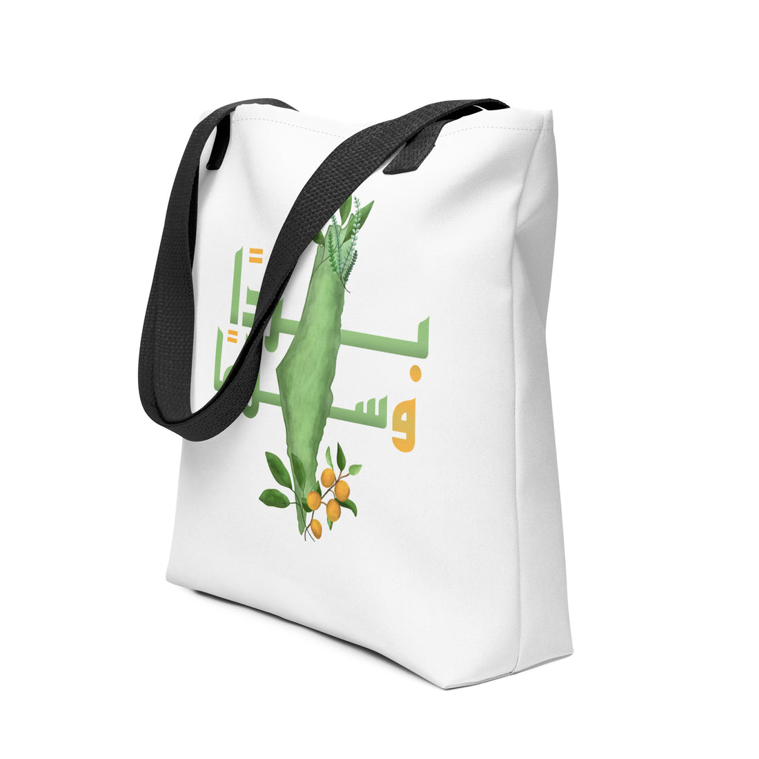 palestine map tote bag rajaeen