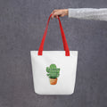 victory inspired tote bag red handle patience to wars victory rajaeen