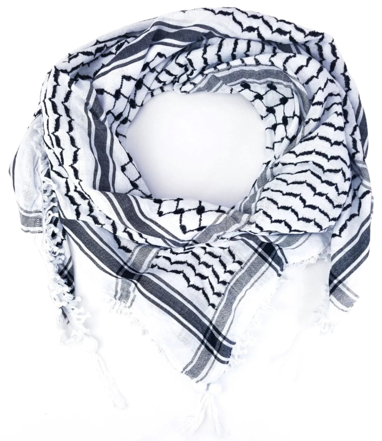 black and white keffiyeh shemagh rajaeen