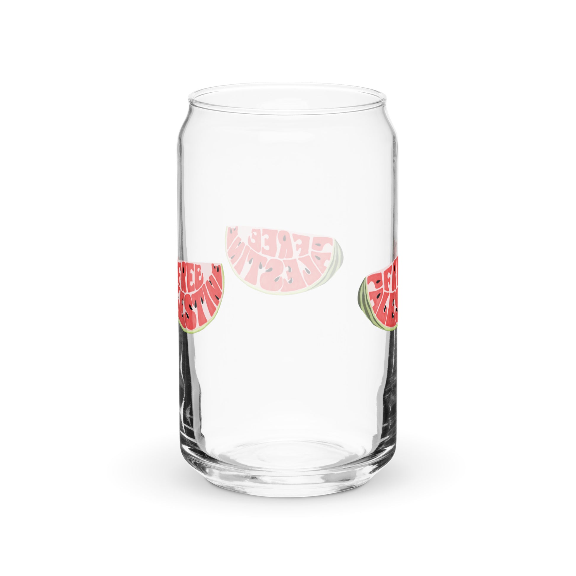 glass can with watermelon design rajaeen