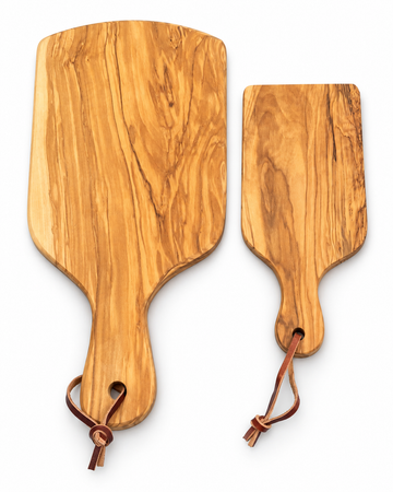 Olive Wood Cutting Board — Hand-Carved in Bethlehem | 14.5" & 10"