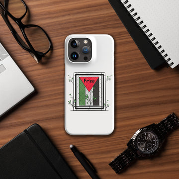 Snap case for iPhone-Palestine flag art-Designed by Palestinian Artist