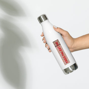 Stainless steel water bottle-Designed by Palestinian Artist