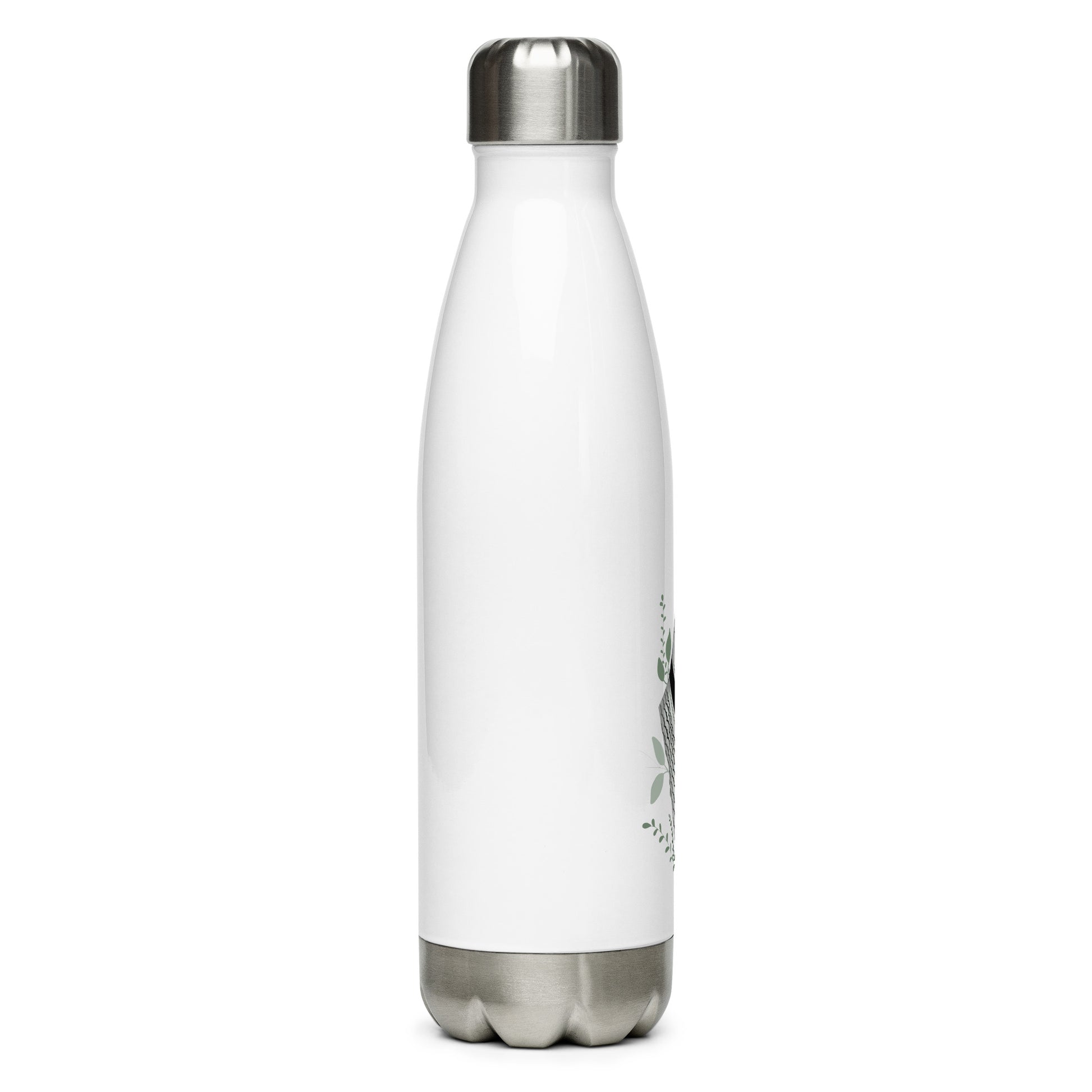 white stainless steel water bottle rajaeen