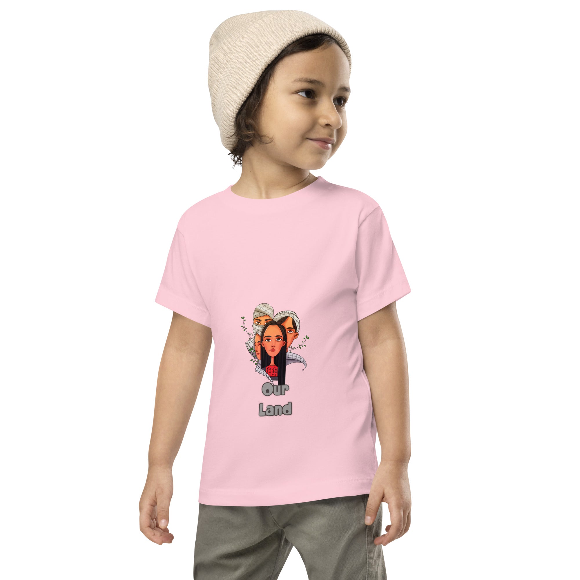 Toddler Short Sleeve Tee-Designed by Palestinian Artist