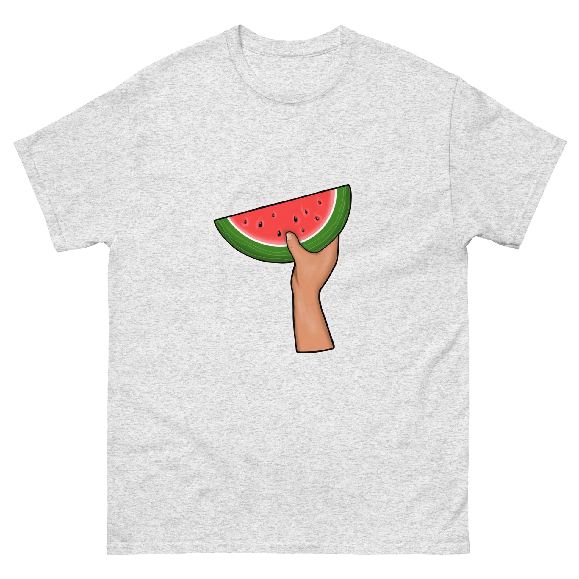 watermelon t shirt ash color rajaeen