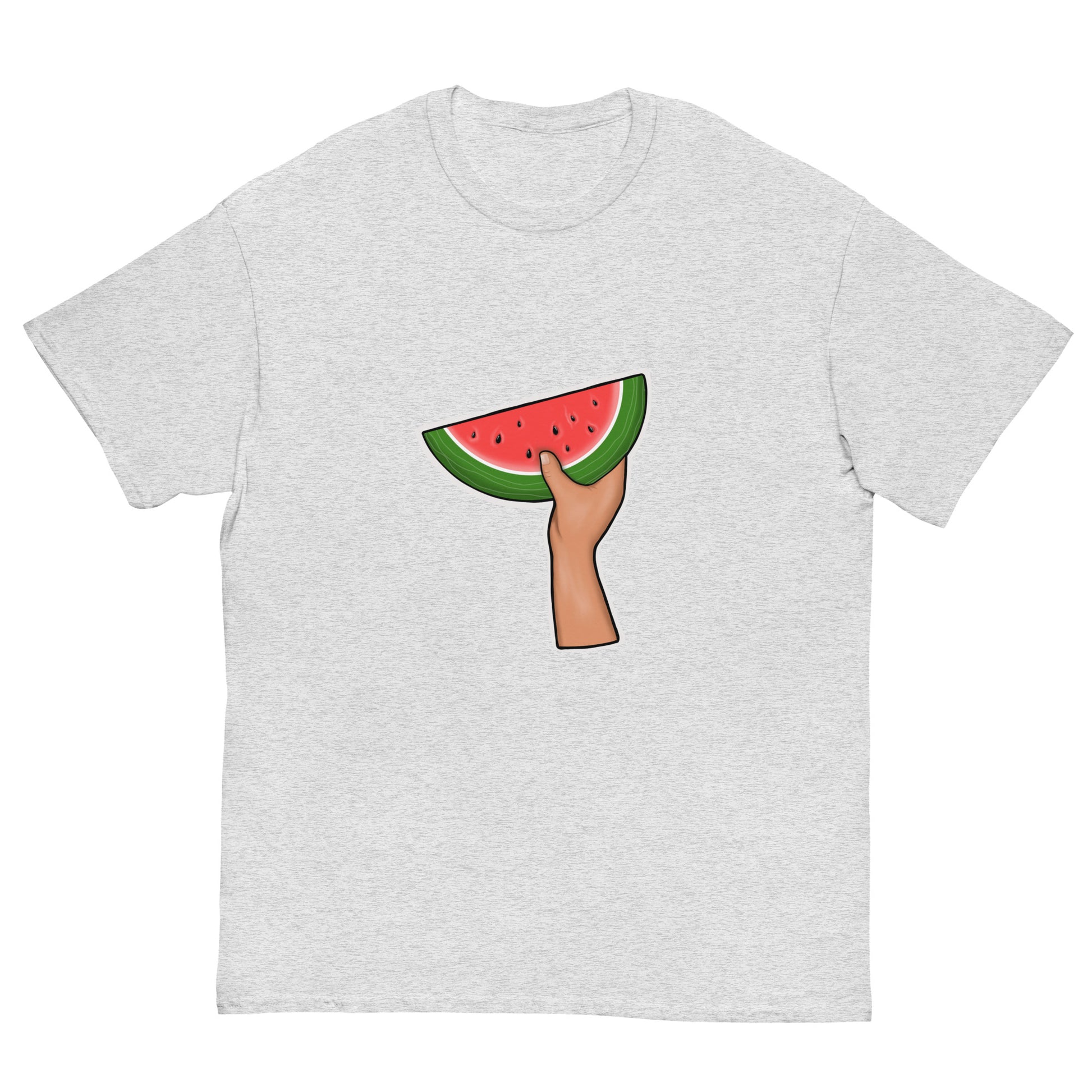 ash color watermelon tee shirt rajaeen