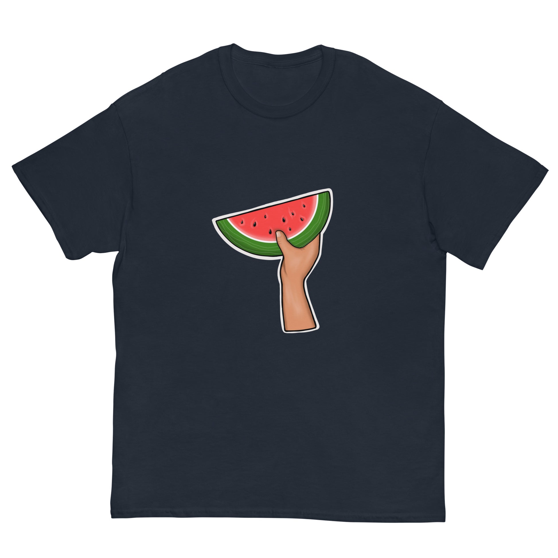 navy color watermelon t shirt rajaeen