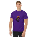 unisex classic t shirt purple color rajaeen
