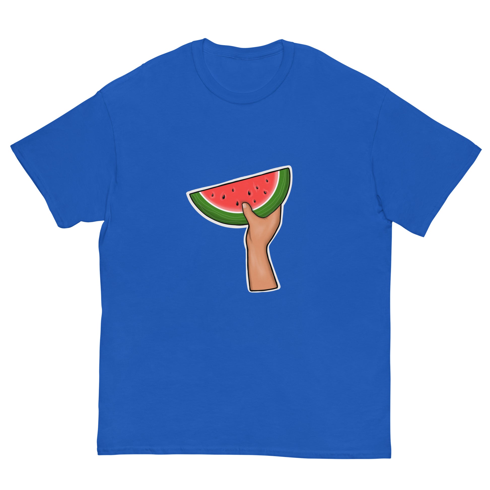 royal color watermelon t shirt rajaeen