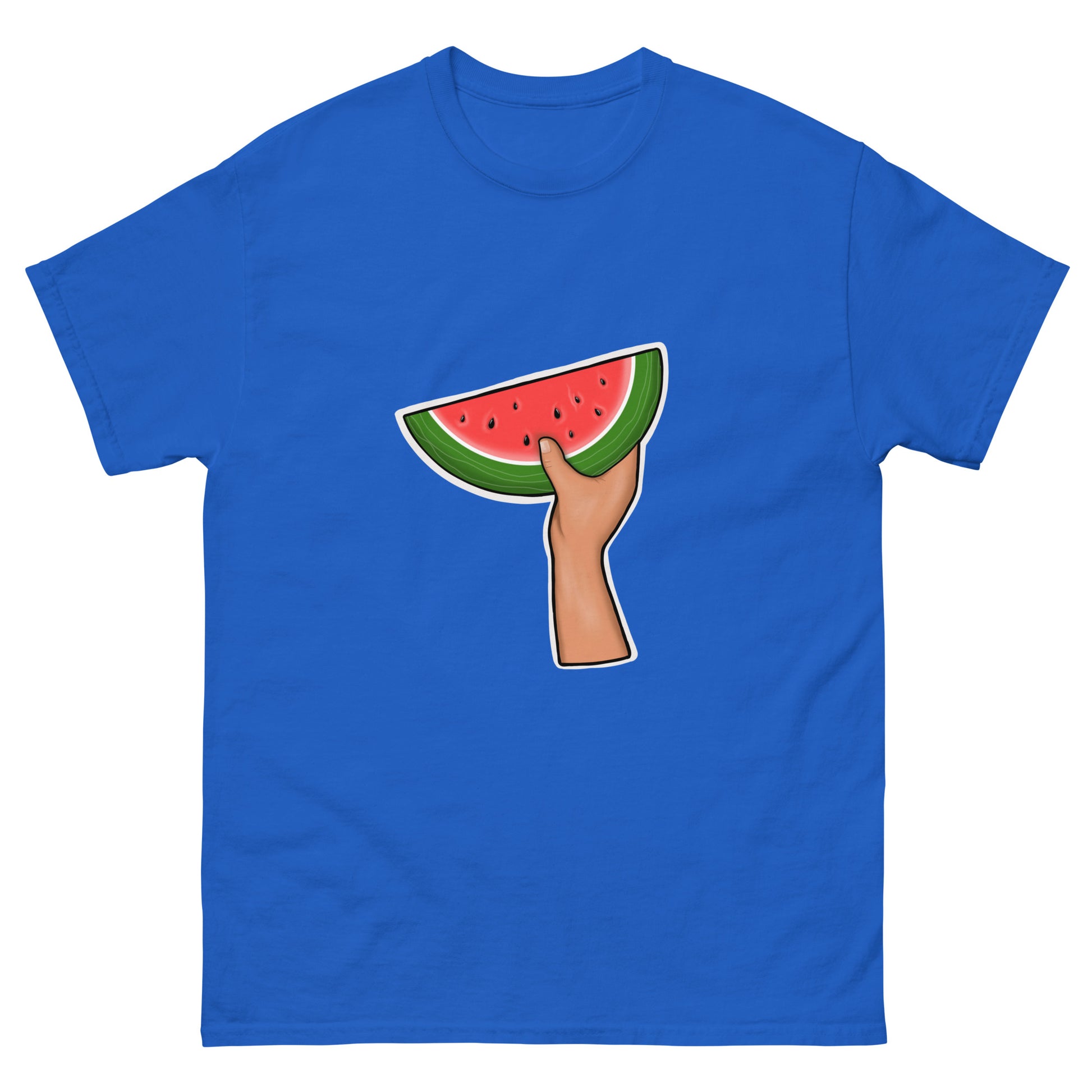royal color watermelon t-shirt rajaeen