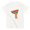 white color watermelon t shirt rajaeen