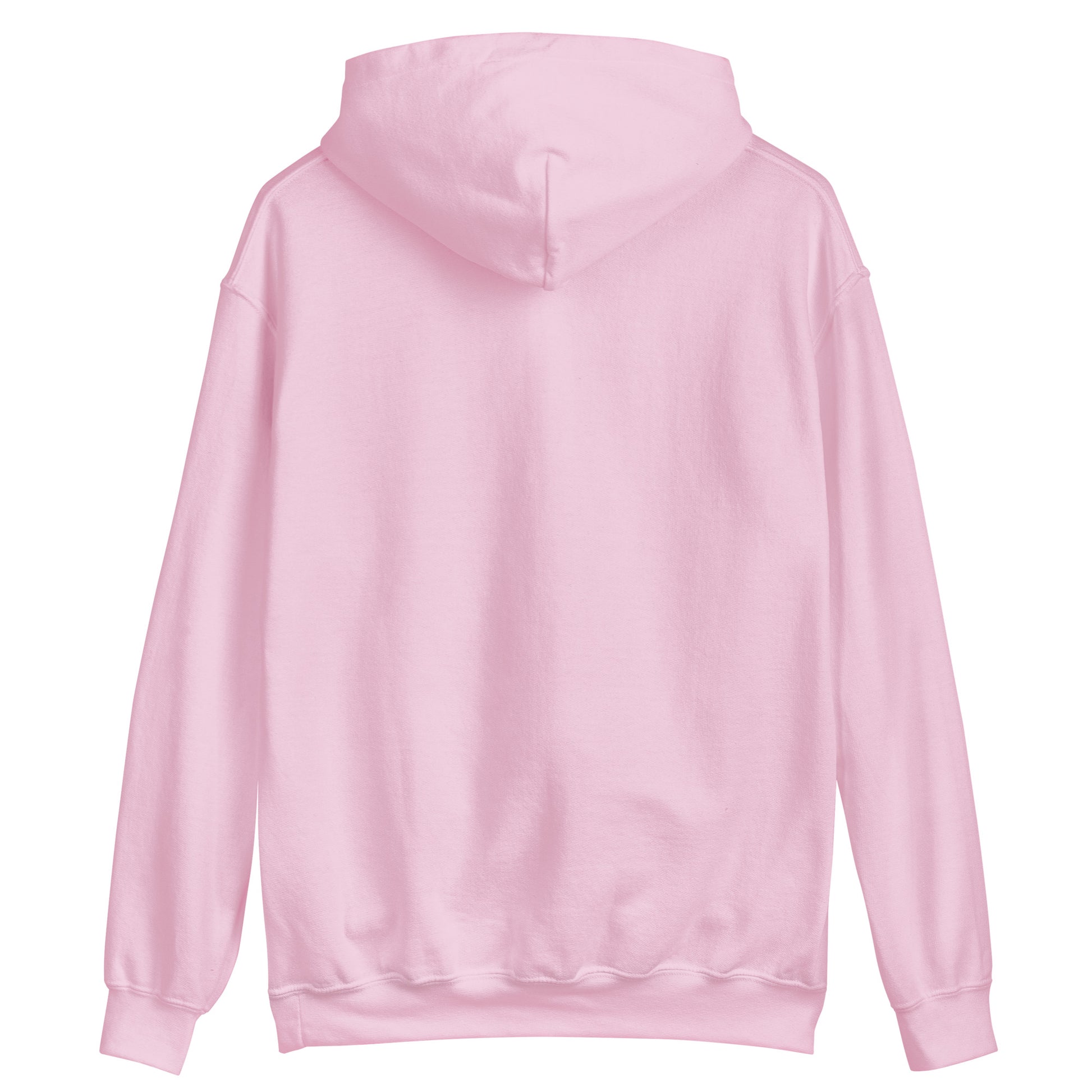 unisex hoodie light pink color back side rajaeen