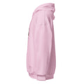 light pink color unisex premium hoodie left side view rajaeen