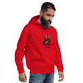 red unisex hoodie rajaeen