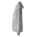 unisex oversize hoodie ash color side view rajaeen