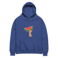 unisex oversized blue color hoodie rajaeen