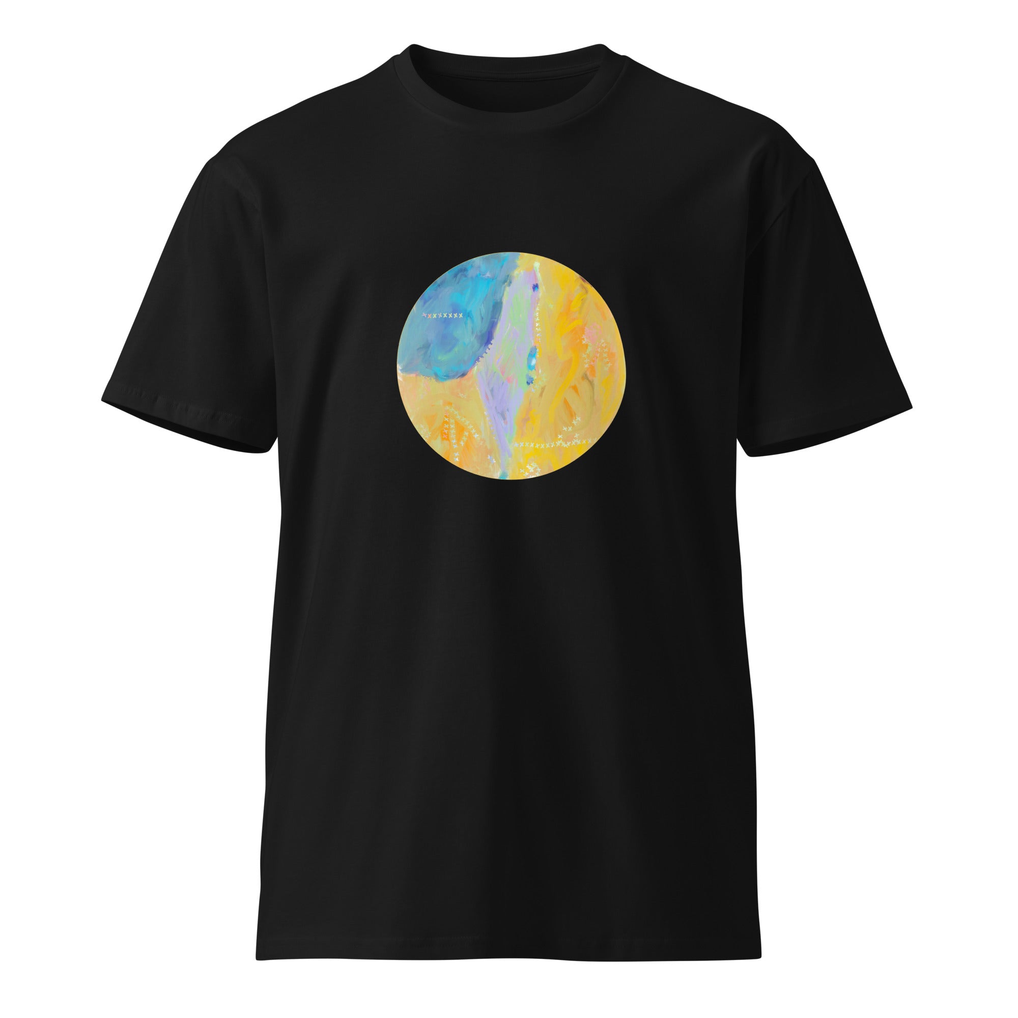 Unisex premium t-shirt-Palestine Map -Designed by Palestinian Artist