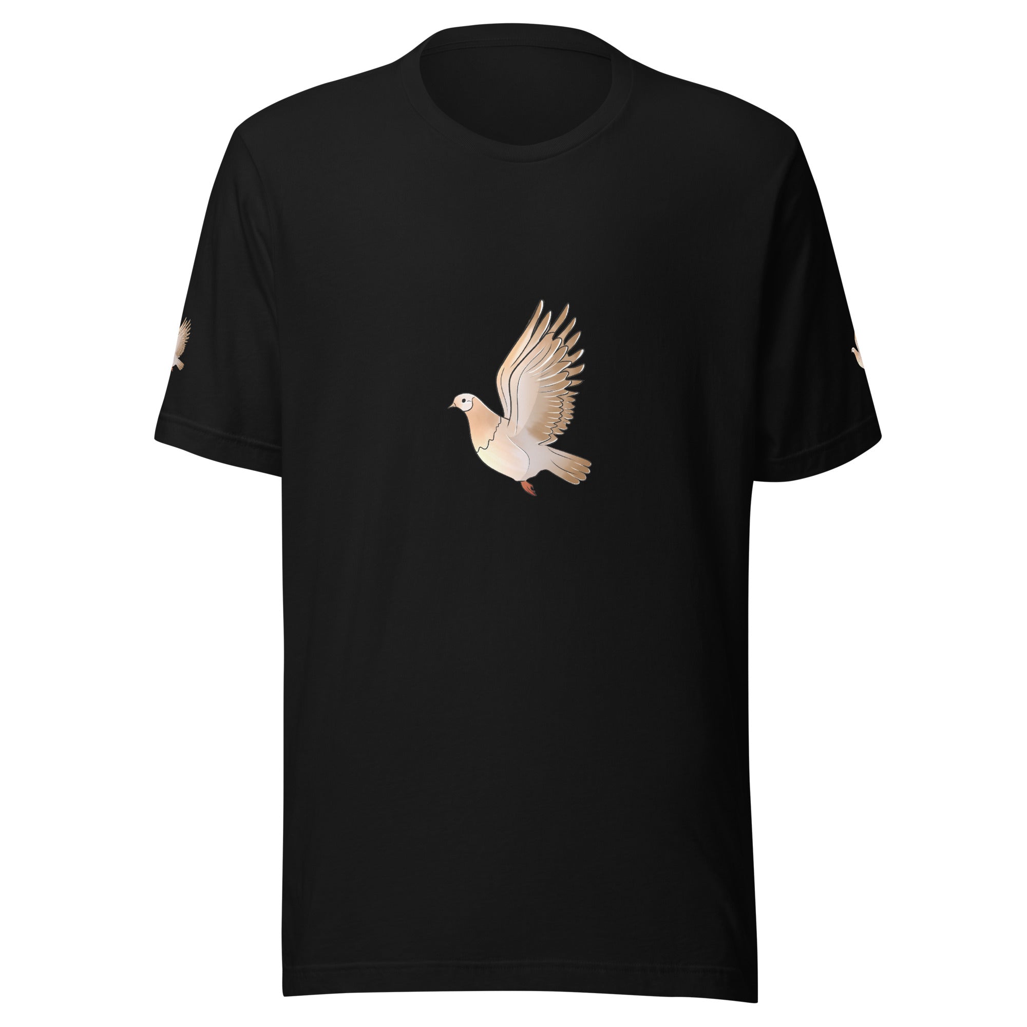 Unisex t-shirt-The bird of peace-Designed by Palestinian Artist