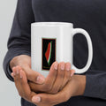 watermelon and palestine map design white mug rajaeen