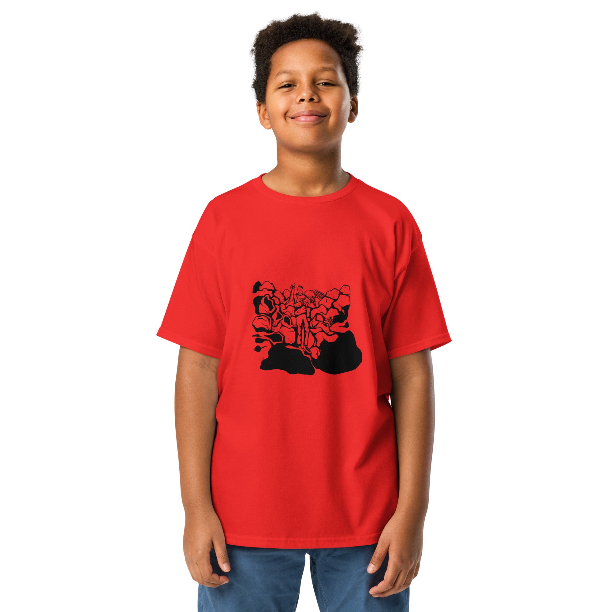 Youth classic tee-Designed by Palestinian Artist