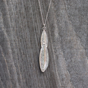Double Olive Leaf Necklace