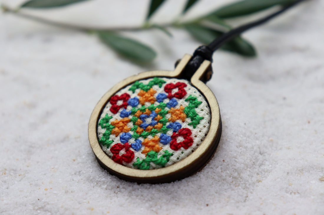 unique handmade flowers necklace rajaeen