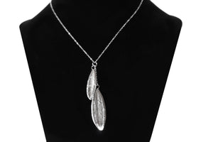 Double Olive Leaf Necklace