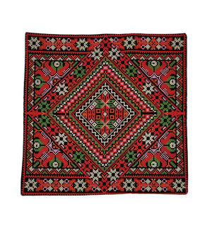 red and black pillow covers embroidered rajaeen